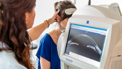 Voorsegment scan (Optical Coherence Tomography)